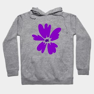 Purple floral Hoodie